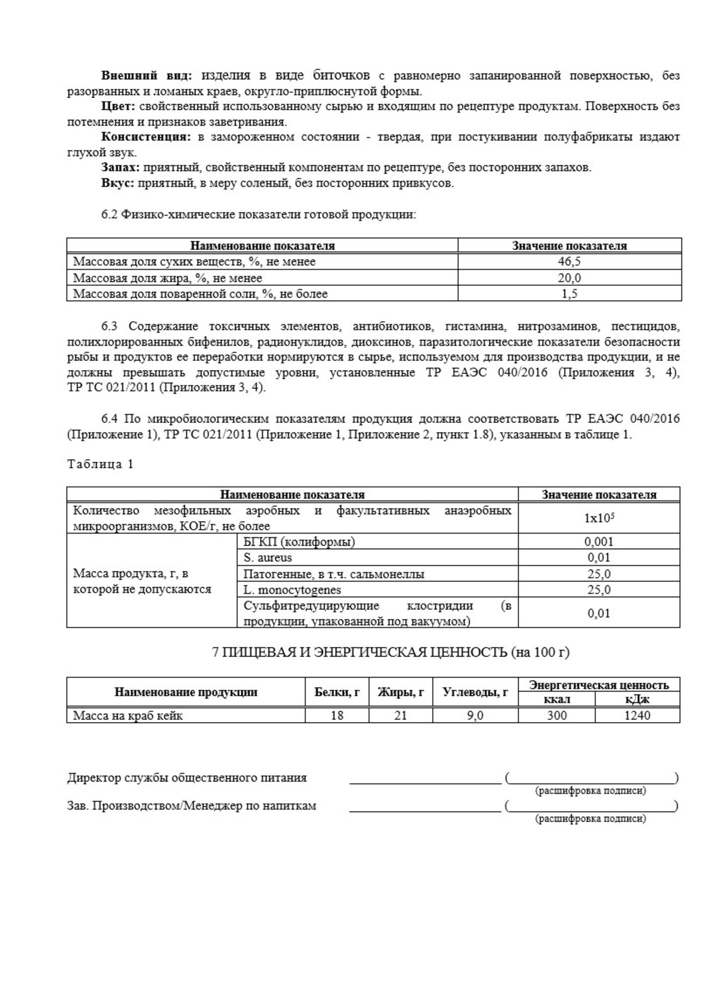 Разработка технико технологических карт для общепита. Разработка ТТК